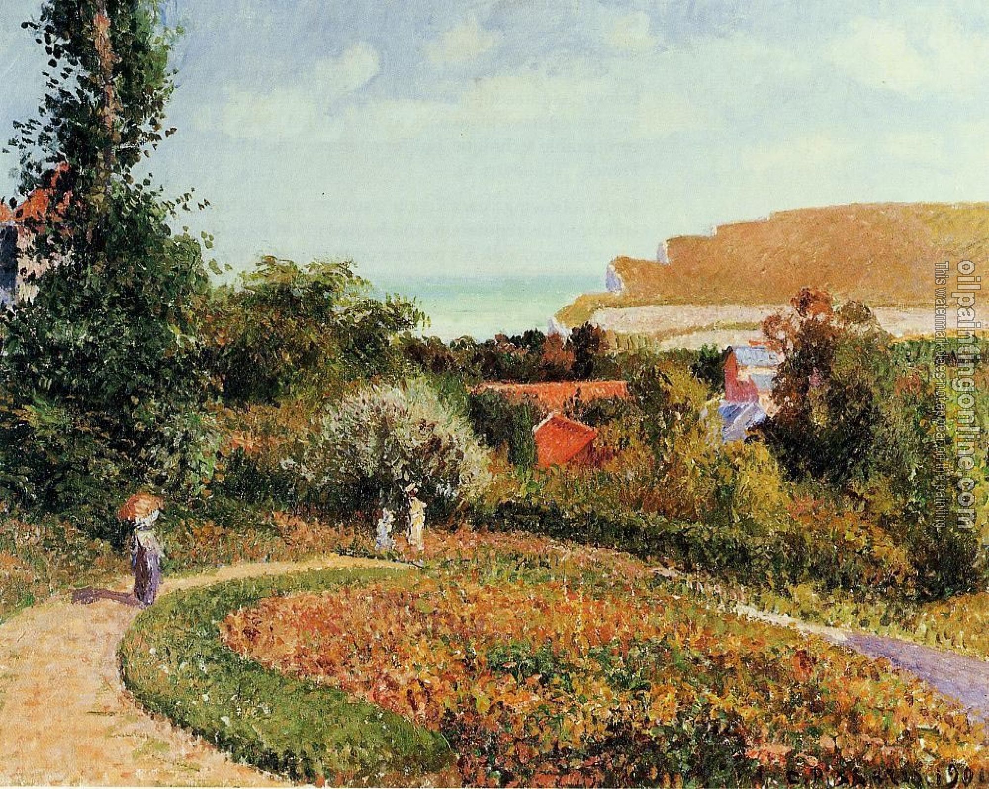 Pissarro, Camille - The Garden of the Hotel Berneval